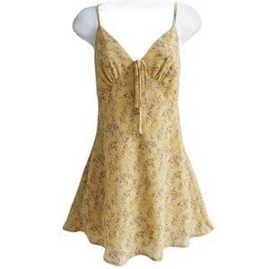 Le Lis Collection Slip Dress Mini Cottage Country Lined Adj Straps Zip Back M
